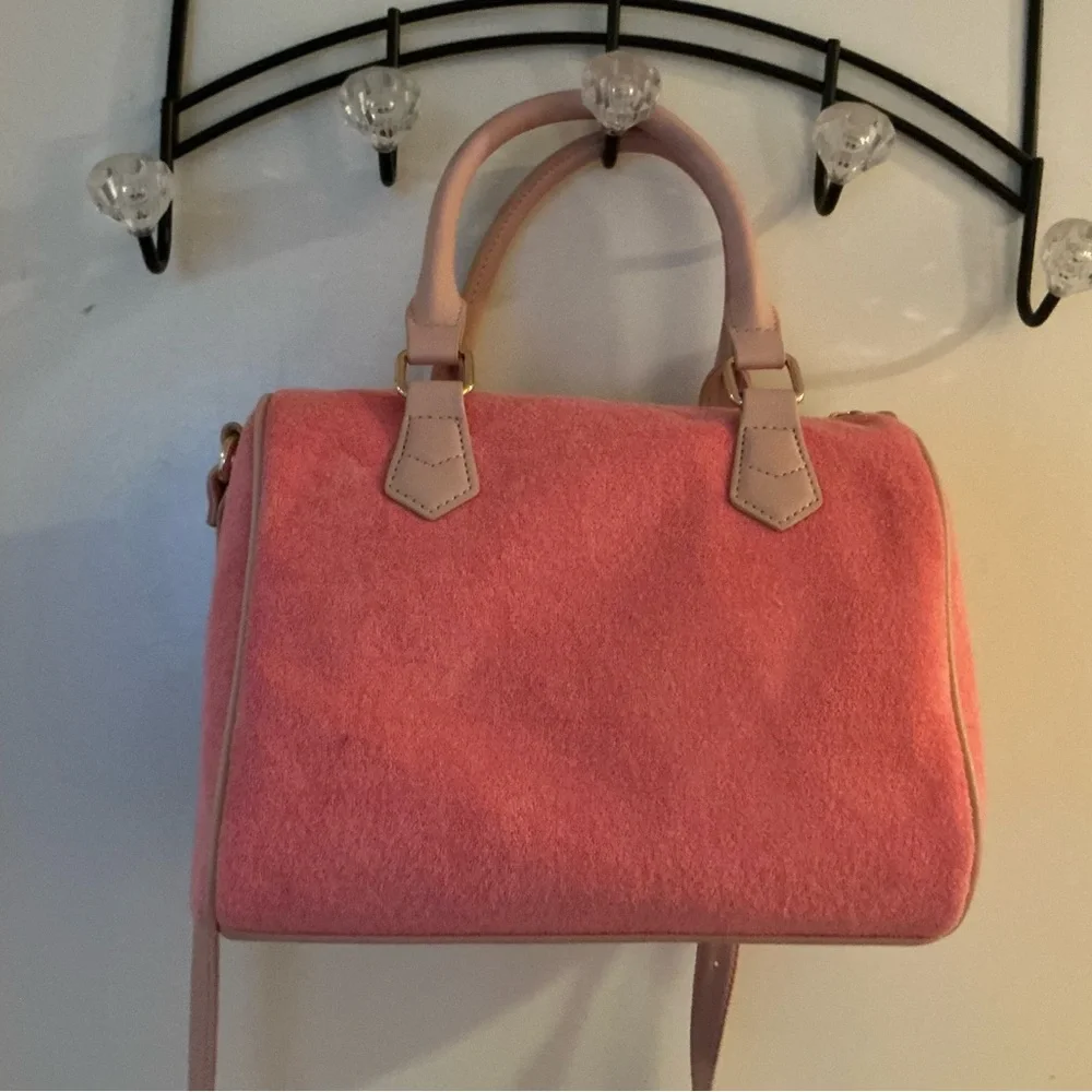 Juicy Couture Pink Satchel with Heart Charm